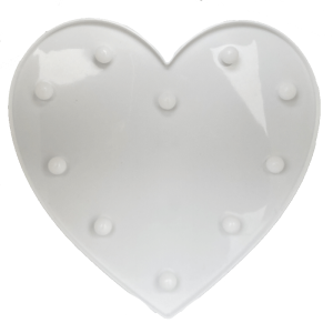 Coeur LED Mini (environ 25cm) – Borosino